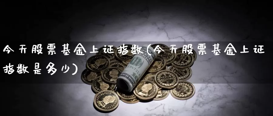 今天股票基金上证指数(今天股票基金上证指数是多少)_https://www.qddrjgnsk.com_黄金市场_第1张