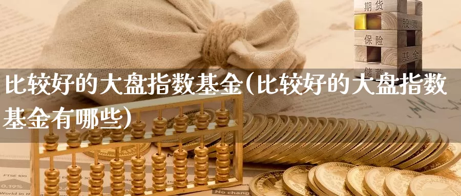 比较好的大盘指数基金(比较好的大盘指数基金有哪些)_https://www.qddrjgnsk.com_股市频道_第1张