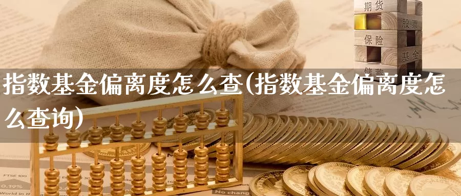 指数基金偏离度怎么查(指数基金偏离度怎么查询)_https://www.qddrjgnsk.com_股市频道_第1张